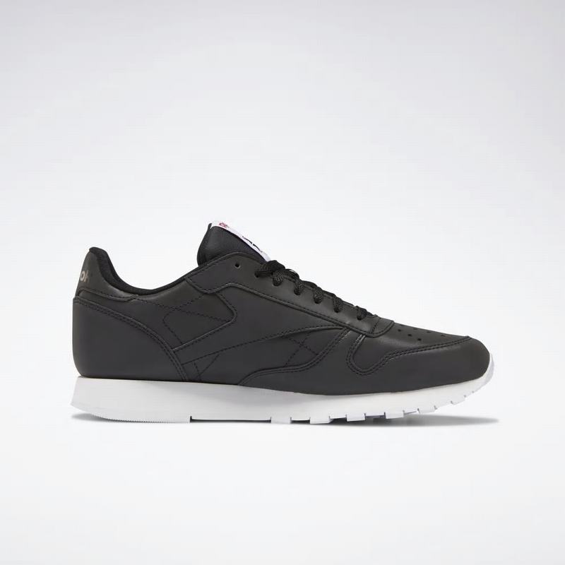 Tenisi Reebok Classic Leather Barbati Negrii Romania QJ2333GQ